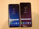 The photo showing the Galaxy S9