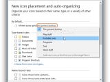 Customize Fences settings for automatically placing and organizing desktop items