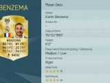 FIFA 16 Benzema rating