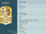 FIFA 16 Terry rating