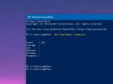 Total count of Start menu items in PowerShell