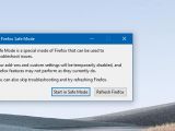 Mozilla Firefox Safe Mode
