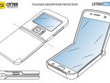 Foldable smartphone case patent design