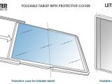 Foldable tablet case patent design