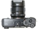 Fujifilm X-Pro1 top view with lens