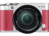 FUJIFILM X-A3 pink front view