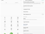 Dialer and general management settings on the Note 7