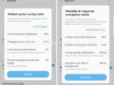 Power saving mode on the Galaxy Note 7