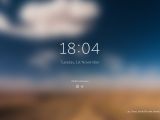 GNOME 3.30 lock screen mockup