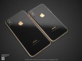 iPhone X gold concept