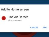 New add to home screen behavior for progressive web apps