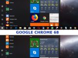 Old and new live tile on Windows 10