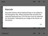 Keycode options