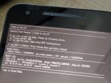 A Nexus 5X device crashing during exploitation