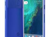 Really Blue Pixel phone