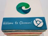 Anniversary cake received by Microsoft