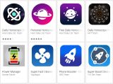 Examples of Google Play apps bundling the banking Trojans