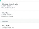 Scheduled meetings in Meet by Google