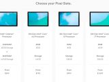 The four Pixel Slate configurations