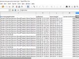 Intranet server log from the leaked Excel file