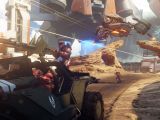 Air and ground vehicles in Halo 5 Warzone
