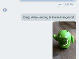 Users can share videos in Hangouts v.11 for Android