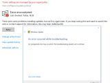 Windows Troubleshooting failing with a vague error code