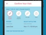 Confirm Doctor Appointments on Heal for Android