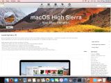 macOS High Sierra in Mac App Store