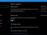 Dynamic Lock option integrated in Windows 10 build 15002