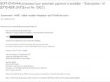 The body of the phishing e-mail