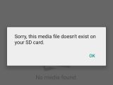 Sorry, this media file doesn't exist on your SD card