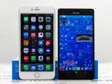 iPhone 6s Plus and Lumia 950 XL