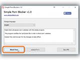 In Simple Porn Blocker, click Block to block access to porn websites