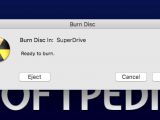 Burning CDs and DVDs in OS X