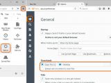 Change the default downloads folder in Firefox