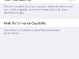 Checking battery health in iOS 11.3