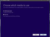 The Media Creation tool lets you build a bootable USB drive