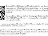 QR code in LibreOffice 6.4