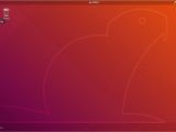 Ubuntu 18.04 LTS desktop with the Trash icon