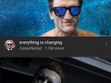 YouTube's dark theme