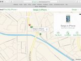 Erasing an iPhone using Find My iPhone