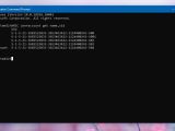 The SID displayed in Command Prompt
