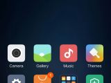 The Xiaomi Mi5 home screen with the default App Store
