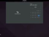 GNOME 3.24 desktop - Calendar applet