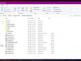Windows 10 File Explorer with ribbon expanded