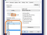 Select the dictionary size for RAR5 format in WinRAR when creating a new archive (the higher, the better)