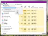 One of the new Task Manager features in Windows 10 19H1