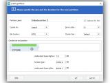 Set the Partition Label and other details in EASEUS Partition Master