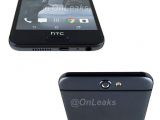 HTC One A9 frontal part and lower part